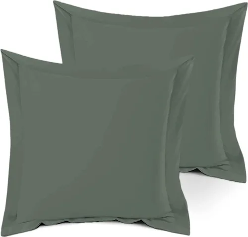 Vista 59 de Juego de 2 fundas de almohada estándar de 600 hilos, 100% algodón egipcio, con cierre de sobre, tamaño estándar de 20 x 26 pulgadas, fundas