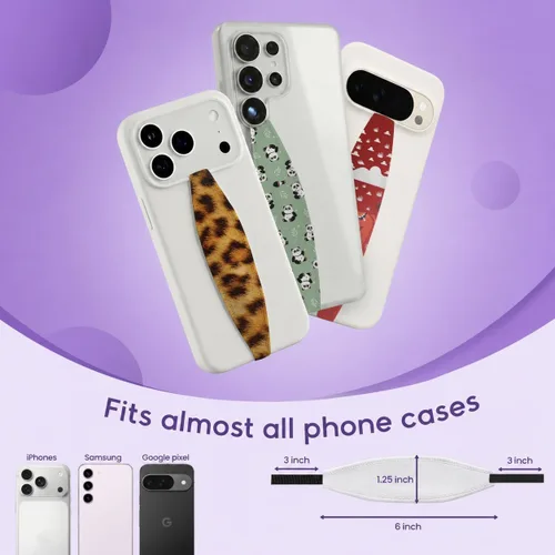 Vista 9 de Switchbands Correa de agarre para teléfono – Soporte de dedo reversible para la parte trasera del teléfono, diseño antideslizante personalizable