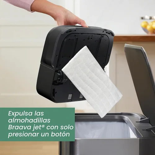 Vista 11 de iRobot Braava jet m6 (6012) Ultimate Robot Mop - Robot barredora con conexión Wi-Fi, Jet Spray, mapeo inteligente, compatible con Alexa, ideal
