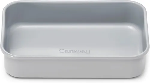 Vista 42 de Caraway Molde rectangular pequeño antiadherente de 9" x 6.5", no tóxico, sin PTFE ni PFOA, núcleo de acero aluminizado, bandeja para hornear