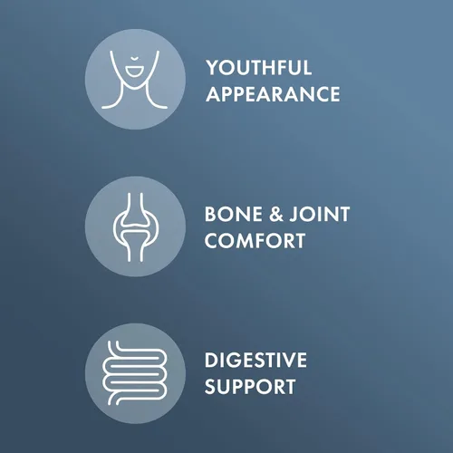 Vista 3 de Dr. Mercola Polvo complejo de colágeno – Apoya la elasticidad de la piel y la salud de los tejidos – Múltiples fuentes de colágeno tipos I, II y III