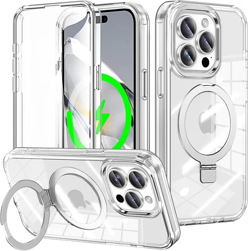 Vista 42 de Funda para iPhone 16 con protector de pantalla-Lotus A25