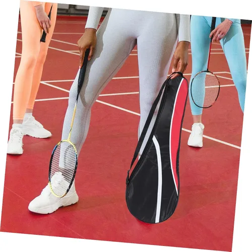 Vista 4 de Toddmomy Bolsa de raqueta de bádminton Tenis Negros Niños Traje Sudor Bádminton Raqueta Cubierta Raqueta Organización Bolsa Organizador Hombre