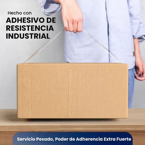 Vista 3 de Lifetime Supplies 36 Rollos [Actualizado] Cinta de Embalaje Premium Transparente, 65 Yardas, 2.2 mil, Cinta de Embalaje Resistente para Envíos