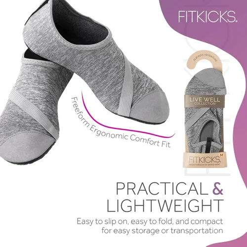 Vista 6 de FitKicks Calzado minimalista plegable para mujer, estilo de vida activo, zapatos deportivos para yoga y yoga