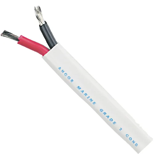Vista 25 de Ancor Cable dúplex 121599, 14/2 AWG (2 x 2 mm2), plano, 1000 pies Negro/Rojo