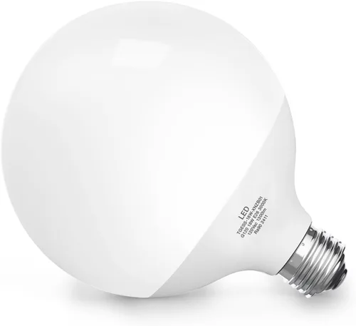 Vista 9 de Bombilla LED, bombillas globo G120, bombillas de 15 W, bombilla regulable de luz diurna de 5000 K, lámpara grande con base E26, 1100 lúmenes
