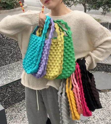 Vista 7 de Bolso Hobo para mujer, bolso de punto, bolso cruzado, bolso de playa, bolso de verano, lindo bolso de noche, bolso de mano 2023