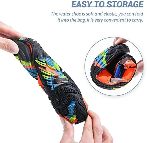 Vista 2 de Zapatos de agua para hombre zapatos de natación de secado rápido para hombres y mujeres, zapatos antideslizantes para playa, senderismo, buceo