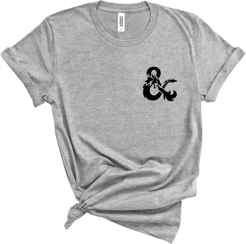 Vista 7 de D&D Shirt, Pocket Dragon, DM Shirt, D20 Tshirt Black
