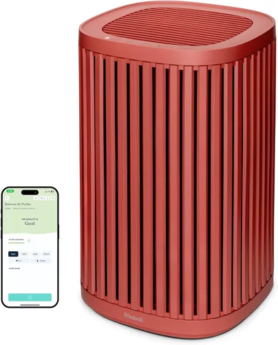 Vista 7 de Windmill Purificador de aire para el hogar - Filtración 3 en 1 para humo y más - Filtro HEPA verdadero, carbón activado y prefiltro - Cubre hasta
