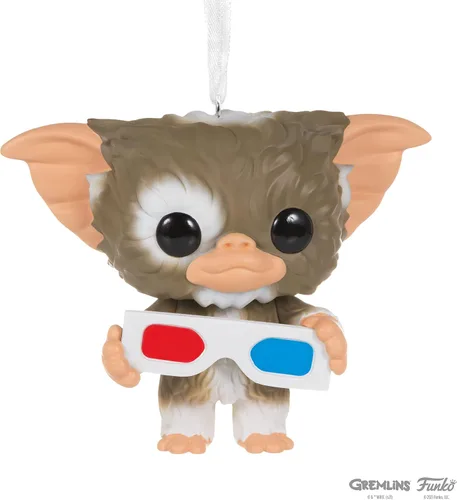 Vista 6 de Hallmark Adorno de Navidad, Gremlins Gizmo Funko Pop! Ornamento, regalos de película