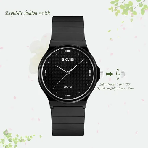Vista 4 de SKMEI Reloj impermeable para mujer, reloj de pulsera para mujer, vestido casual, analógico, de cuarzo, para mujer