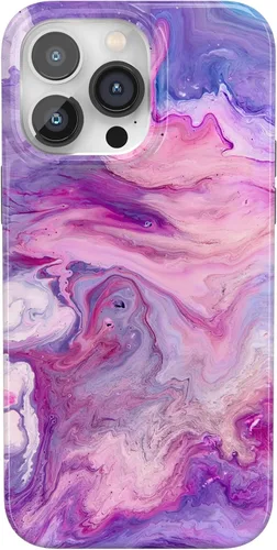 Vista 119 de Casely Funda para iPhone 14 Pro Max All Boo'd Up Fantasma púrpura Compatible con MagSafe Diseño clásico ultrafino