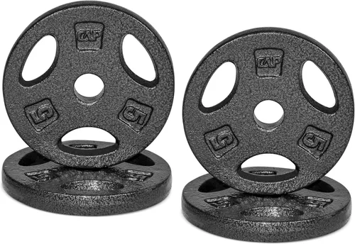 Vista 9 de CAP Barbell Placas de peso de agarre estándar de 1 pulgada