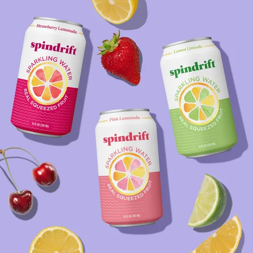 Vista 6 de Spindrift Lemonade 3 sabores variados paquete de 20