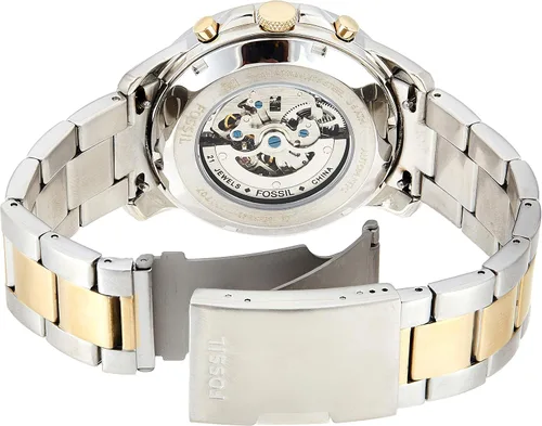 Vista 3 de Fossil de los hombres me3141Grant Deporte Acero Inoxidable Reloj Automático en dos tonos