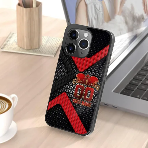 Vista 7 de Fundas de teléfono personalizadas para iPhone 8 11 12 13 14 15 16 Pro Max Plus Mini Xr Xs para Samsung S A Note Series Funda protectora negra