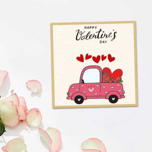 Vista 5 de Estivaux Sellos transparentes de gnomos de San Valentín para hacer tarjetas, diario y álbumes de recortes, sellos de goma para camiones de corazón