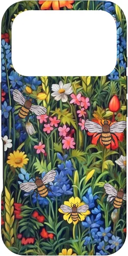 Vista 29 de Funda para iPhone 12 mini Bees And Wildflowers