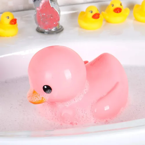 Vista 4 de XL Jumbo Grande Pato de Goma para Baño - Pato Gigante Sin Agujero, Juguete de Agua para Baby Shower, Impermeable, Gran Patito para Bebés, Sin