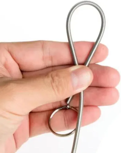 Vista 5 de Cepillo para tubo de alimentación, cepillo de limpieza de botellas, limpiadores de tuberías pequeños para tubo de clavija de tubo, cepillos de paja