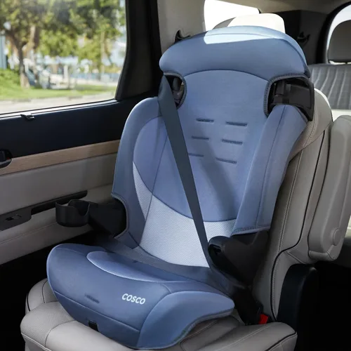 Vista 11 de Cosco Kids Finale DX Asiento Elevador de Automóvil 2 en 1, Asiento de Automóvil para Niños Pequeños Orientado hacia Adelante (30-65 libras)