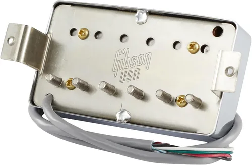 Vista 2 de Gibson 498T Hot Alnico Treble Humbucker Pastilla, Cromo