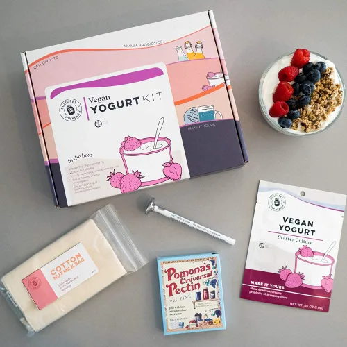 Vista 7 de Cultures for Health Kit de inicio de yogur vegano Kit de bricolaje de 7 piezas incluye 4 paquetes de cultivo de yogur sin lácteos, polvo