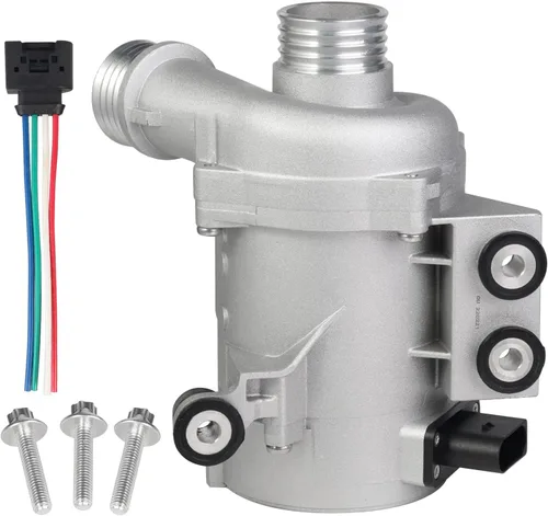 Vista 4 de Bomba de agua de motor eléctrico 11517586925 y termostato apto para BMW 325i 325xi 328i 328xi 330i 330xi 525i 525xi 528i 528xi 530i 530xi x3 x5 z4