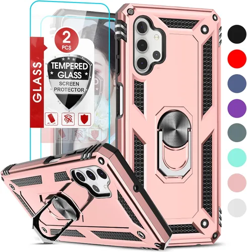Vista 146 de LeYi Funda para Moto G Stylus 2022 4G (no compatible con 5G), funda para Moto G Stylus con 2 protectores de pantalla, funda protectora de grado Oro