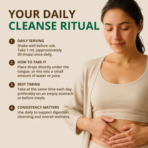 Vista 3 de RejuveNaturals Castor Cleanse™ - Aceite de ricino orgánico USDA, clorela, espirulina, raíces y verduras para el bienestar, apoyo digestivo