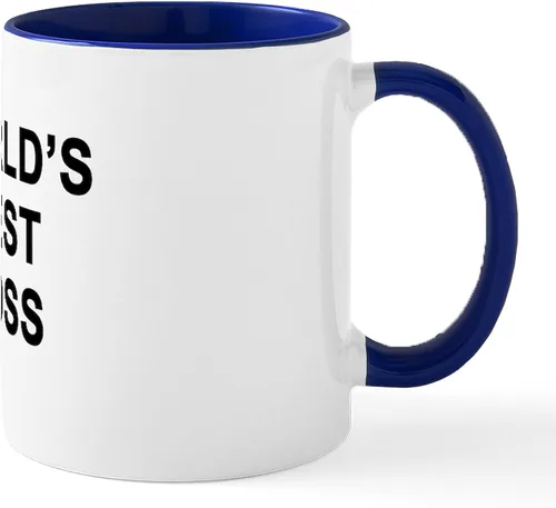 Vista 38 de CafePress – como un Boss Taza – El único Taza de café, taza de café, S, Blanco