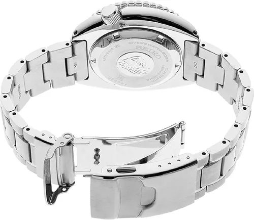 Vista 6 de Seiko Prospex SRPE03K1 - Reloj automático de cristal zafiro con bisel de cerámica negra de 6562ft Negro - Buceador reloj automático