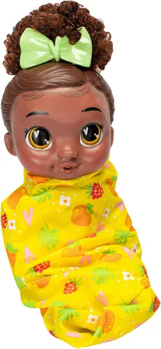 Vista 10 de Baby Alive Shampoo Snuggle Berry Boo Cabello Negro - Juego de muñeca bebé de agua de 11 pulgadas, juguetes para niñas y niños de 3 años en adelante