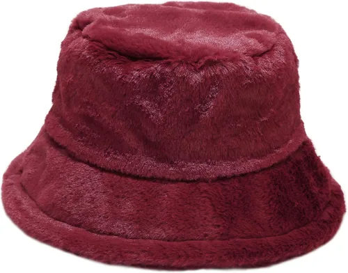 Vista 14 de Sombrero de cubo esponjoso de invierno mullido de piel peluda sombreros de pescador de piel sintética de felpa sombrero cálido para mujer