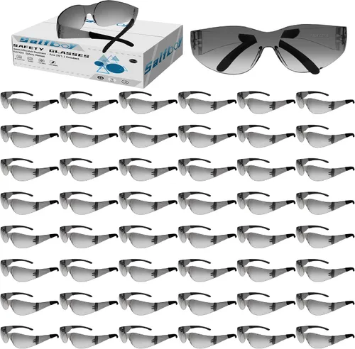 Vista 9 de Salfboy Ansi Z87.1 Certified Safety Glasses, Bulk Protection Glasses