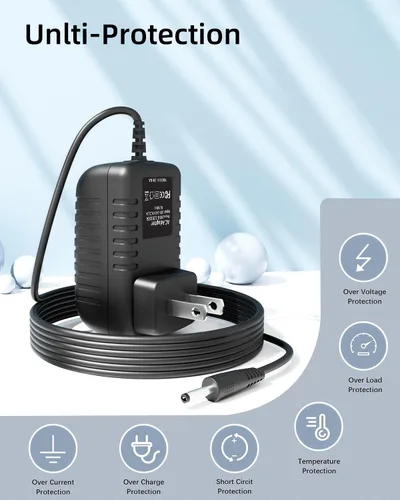 Vista 3 de Accessory USA Adaptador de fuente de alimentación de CA a CC 6V 1A, enchufe 0.217 in x 0.083 in