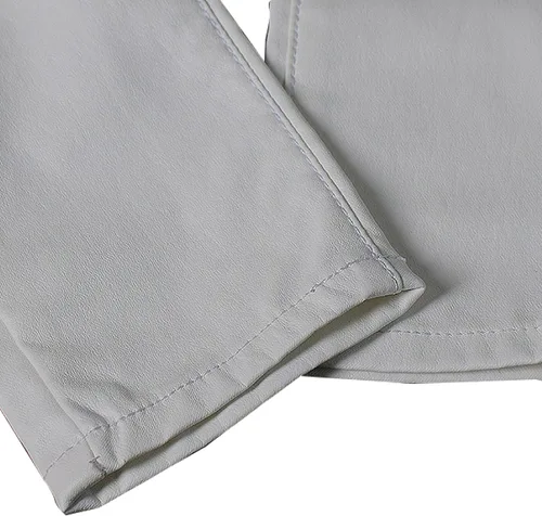 Vista 6 de Hoxekle Leggings elásticos de piel sintética para mujer pantalones de cuero vegano de talle alto punk cadera pushup talla grande