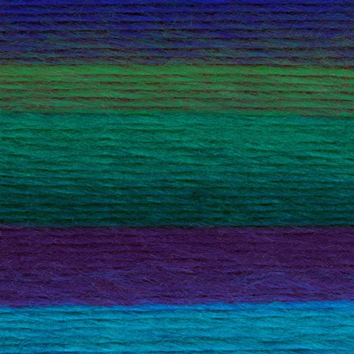 Vista 2 de Lion Brand Landscapes - Ovillo de lana (3 unidades) Blue Lagoon Tejido de punto y fibra de ganchillo 100% acrílico para mantas coloridas, bolsos