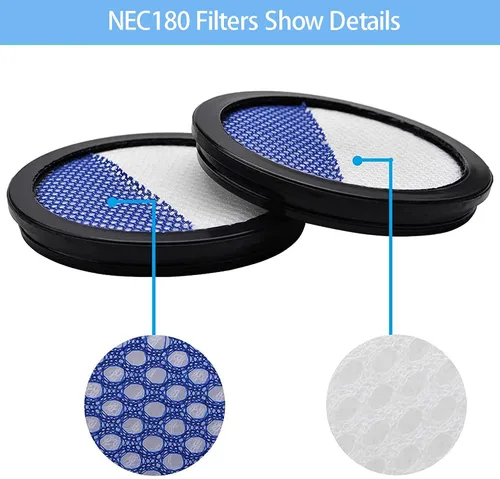 Vista 4 de Filtro Rapidclean Pro solo compatible con aspiradoras Eureka Rapidclean Pro Stick NEC180, NEC280TL, NEC380, NEC480, NEC185, NEC186, NEC190.