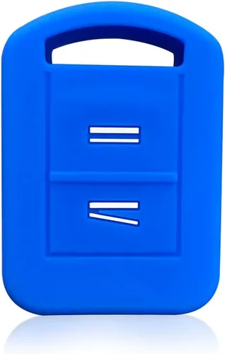 Vista 2 de Para Opel Monza Mokka Key Shell Casos Silicona Car Key Cover (azul)