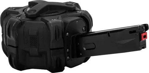 Vista 3 de Evike Airsoft AW - Mag de Airsoft de tambor personalizado para pistolas y rifles de aire comprimido de gas (modelo: M9 / negro)