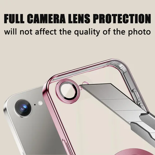 Vista 263 de Misscase Funda magnética con purpurina para iPhone 11 compatible con MagSafe, protección completa, delgada, a prueba de golpes, antiarañazos