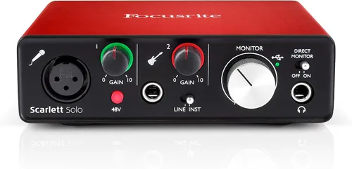 Vista 3 de Focusrite Interfaz de audio USB Scarlett Solo (2.ª generación) con Pro Tools Primero