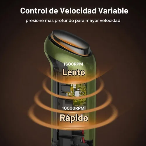 Vista 2 de InstaWhisk - Espumador de leche con velocidad variable, varita espumadora de café recargable con batidor doble desmontable, agitador eléctrico