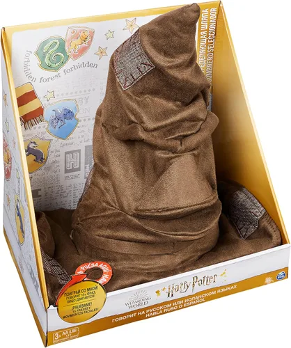 Vista 7 de Harry Potter Wizarding World 6063719 - Sombrero mágico interactivo con movimientos, 15 frases diferentes en 2 idiomas, juguete para niños a partir