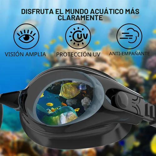 Vista 4 de Whale swim goggles HD Anti-fog Swimming Goggles Adults/Youths Both Suitable