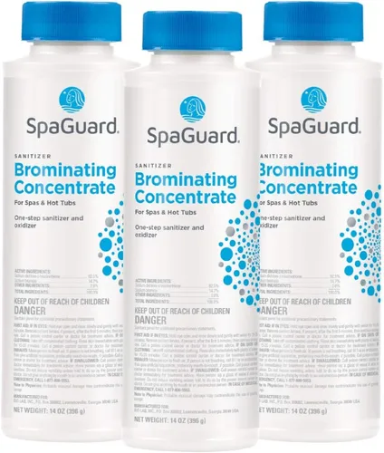 Vista 5 de SpaGuard Concentrado de Bromo para Spas y Jacuzzis, 14 oz, Desinfectante y Oxidante de Un Solo Paso, pH Neutro, Fácil de Usar, Gránulos de Bromo