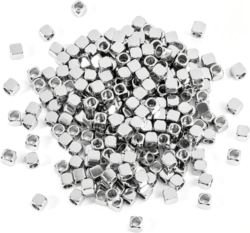 Vista 16 de [2 MM/280 piezas] Cuentas de acero inoxidable negras redondas de metal espaciador a granel para hacer joyas DIY, collar, pulsera Jewelry Beads for